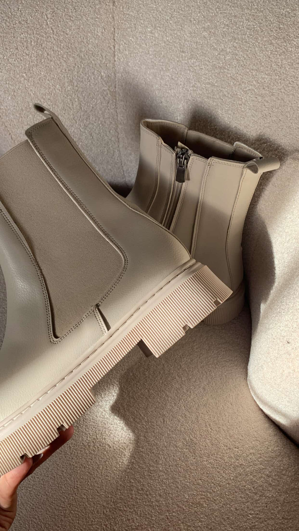 Boot Cavalier – Beige Clair ⭐️ Le plus tendance cet hiver