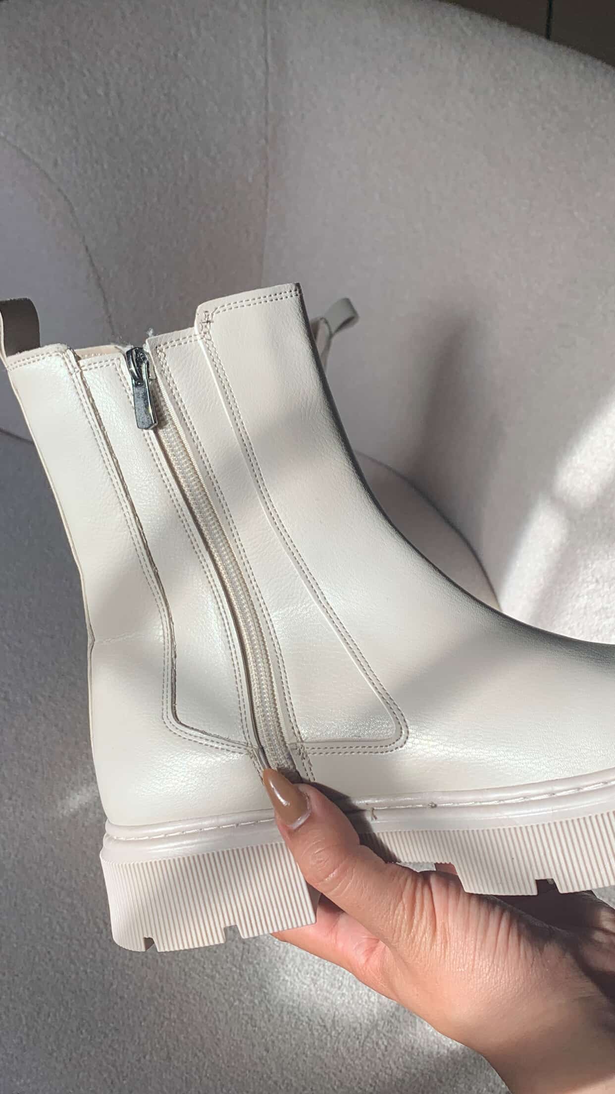 Boot Cavalier – Beige Clair ⭐️ Le plus tendance cet hiver