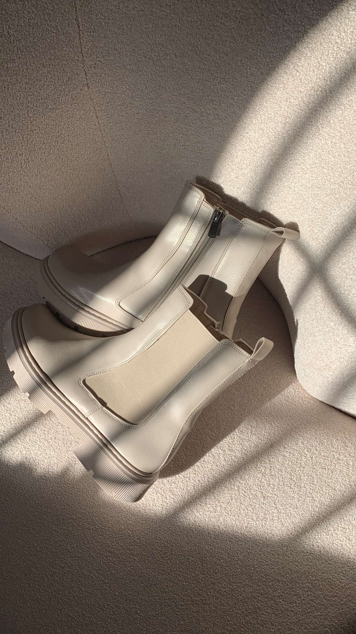 Boot Cavalier – Beige Clair ⭐️ Le plus tendance cet hiver